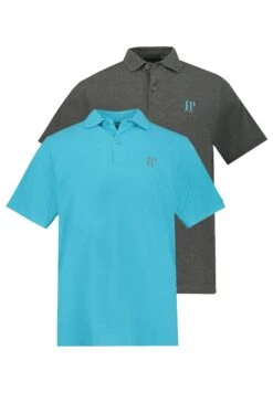 JP1880 Poloshirt - Aqua Anthazit -JP1880 Winkel dd41492726404536bc4e829cc23df5ba