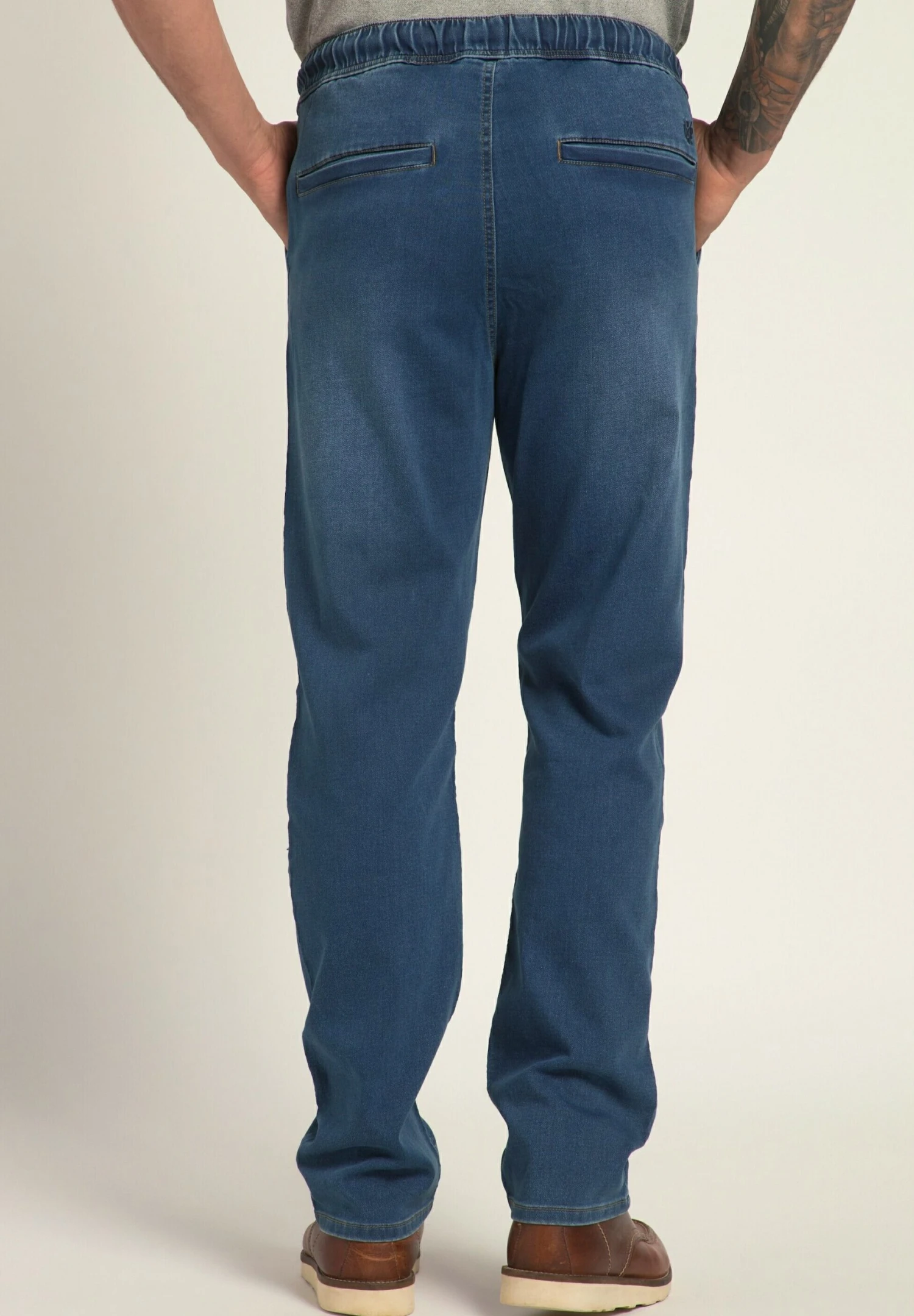 JP1880 Flexnamic Waistband - Straight Leg Jeans - Medium Stone 2 JP1880 Flexnamic Waistband - Straight Leg Jeans - Medium Stone - Afbeelding 2