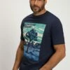 JP1880 T-Shirt Print - Navy Blue 7 JP1880 T-Shirt Print - Navy Blue -JP1880 Winkel e1d03308a61e486da959a065ad9f1e5a