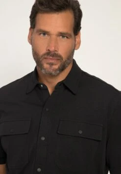 JP1880 Halbarm Kent-Kragen Modern Fit - Overhemd - Black 4 JP1880 Halbarm Kent-Kragen Modern Fit - Overhemd - Black -JP1880 Winkel e2078d8f5cfa476bb74246744fb11d6a