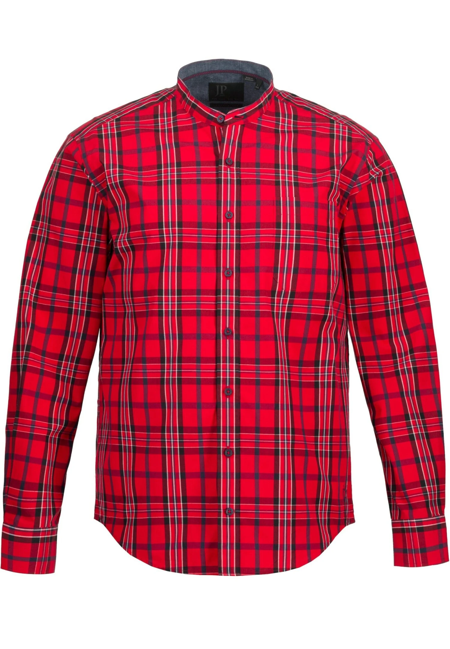 JP1880 Karo LangarmModern Fit - Overhemd - Salsa 3 JP1880 Karo LangarmModern Fit - Overhemd - Salsa - Afbeelding 3