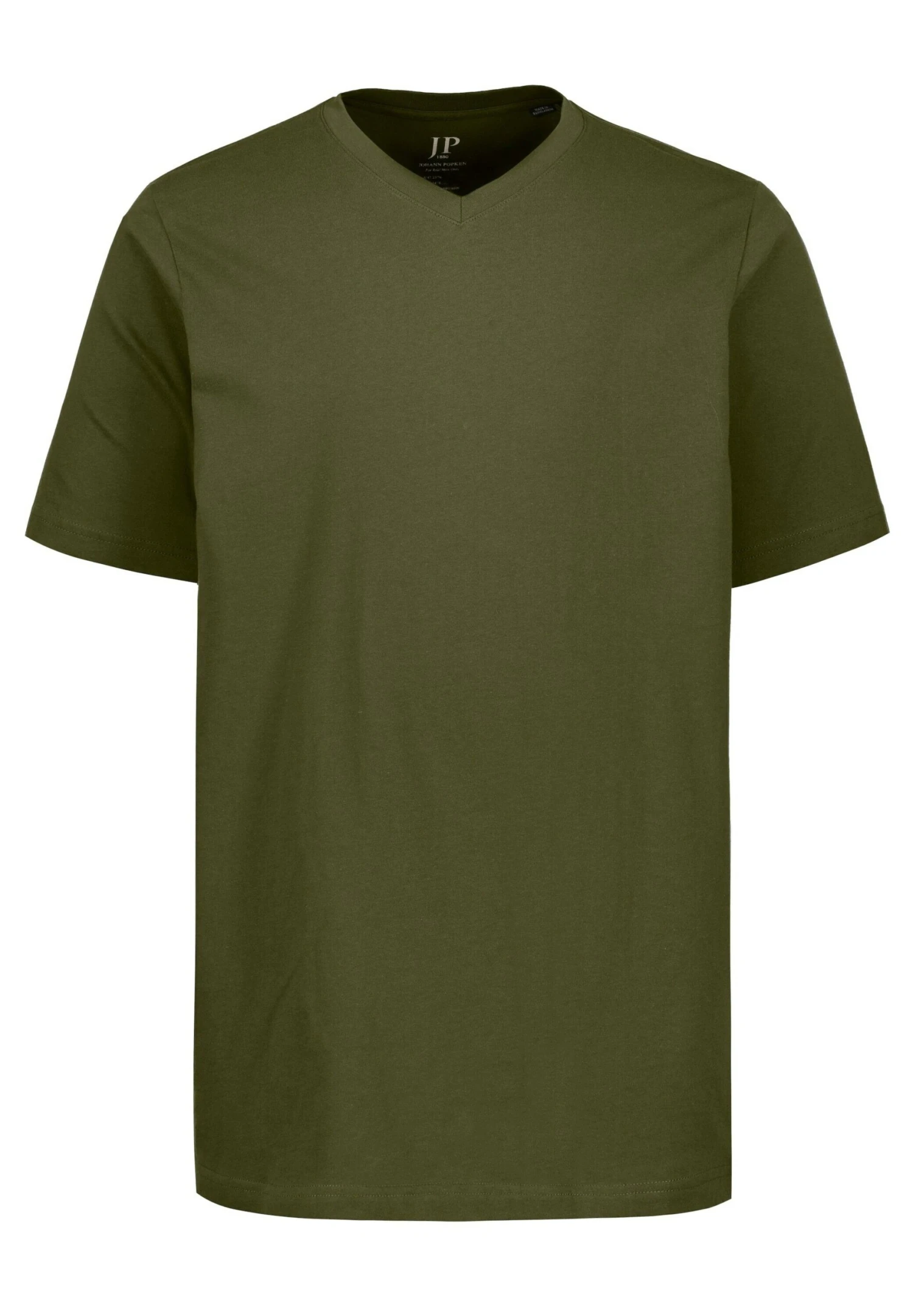 JP1880 Grosse Grössen Bis - T-Shirt Basic - Dunkel Khaki 2 JP1880 Grosse Grössen Bis - T-Shirt Basic - Dunkel Khaki - Afbeelding 2