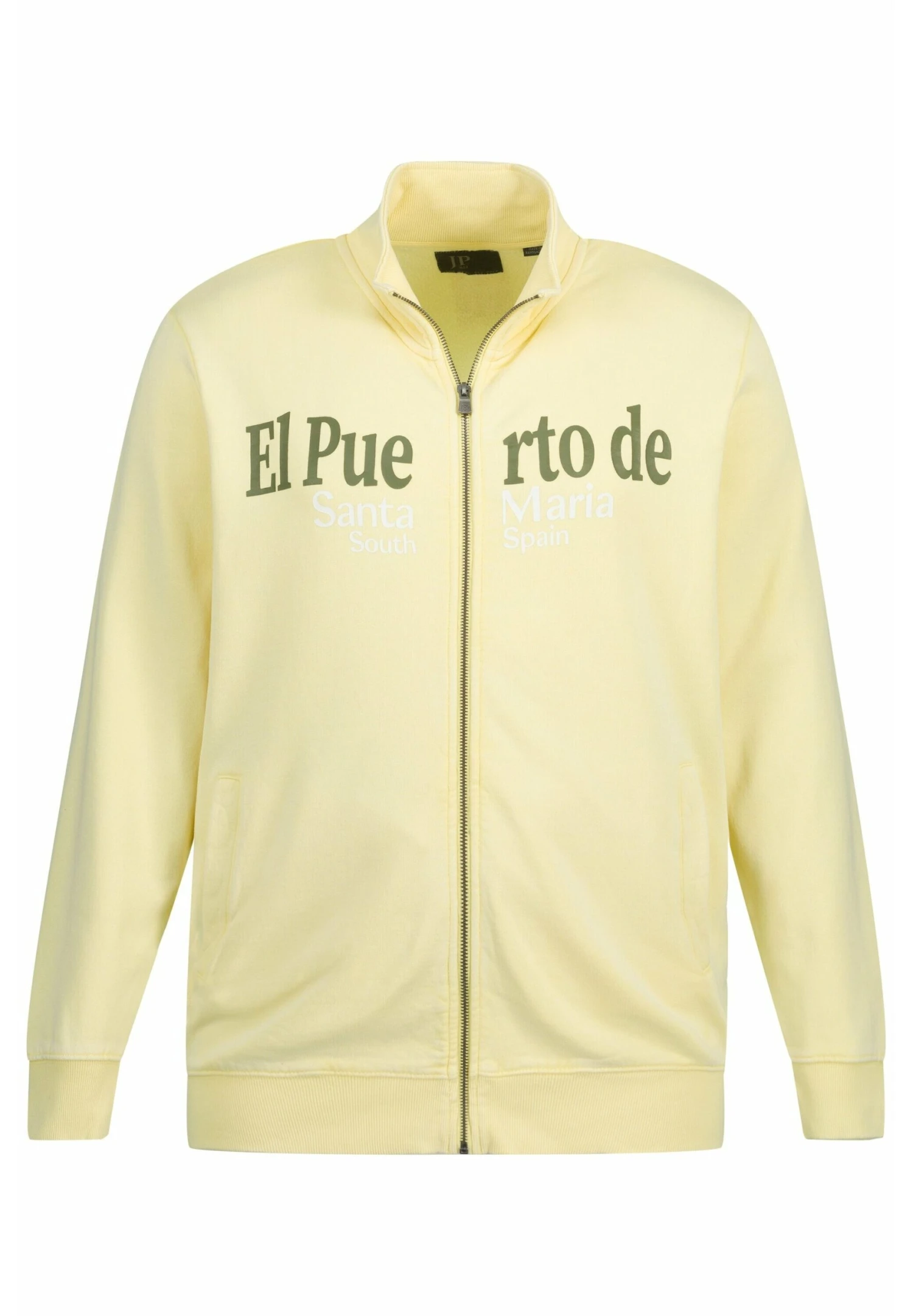 JP1880 Sweater Met Rits - Jaune Clair 1 JP1880 Sweater Met Rits - Jaune Clair