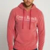 JP1880 Acid Washed- Hoodie - Glow Red