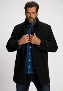 JP1880 Halflange Jas - Noir