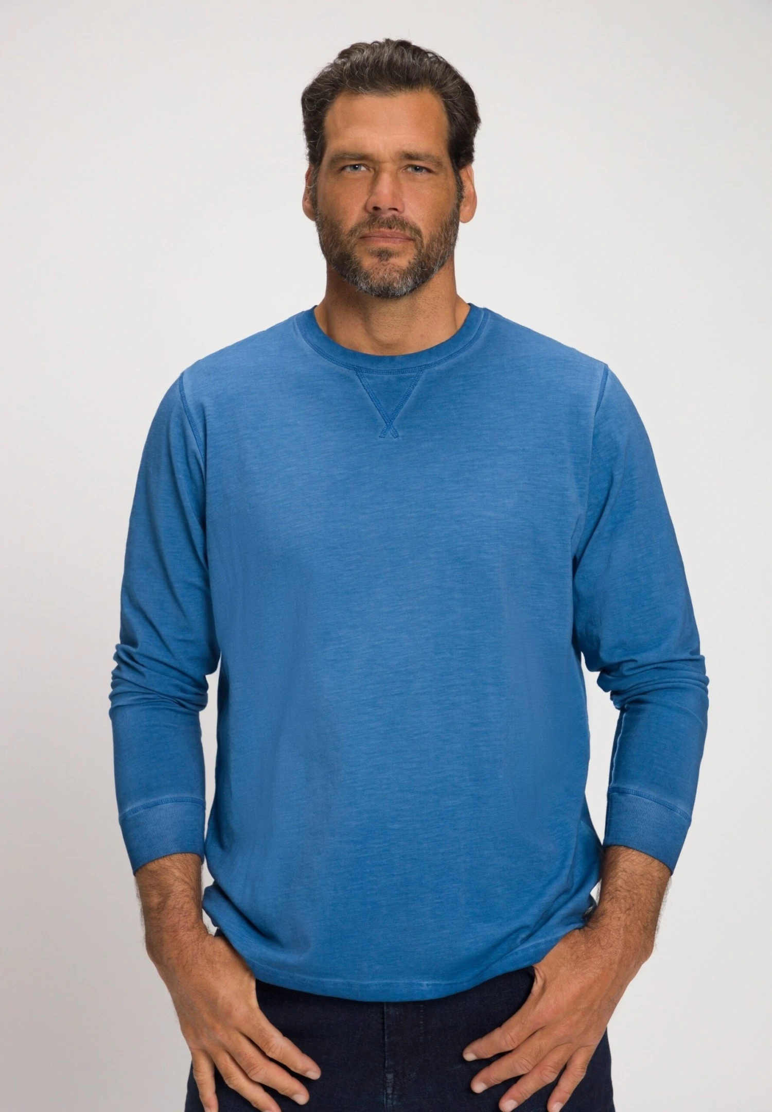 JP1880 Longsleeve - Blauw 1 JP1880 Longsleeve - Blauw