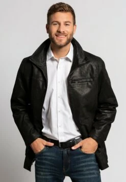 JP1880 Halflange Jas - Schwarz