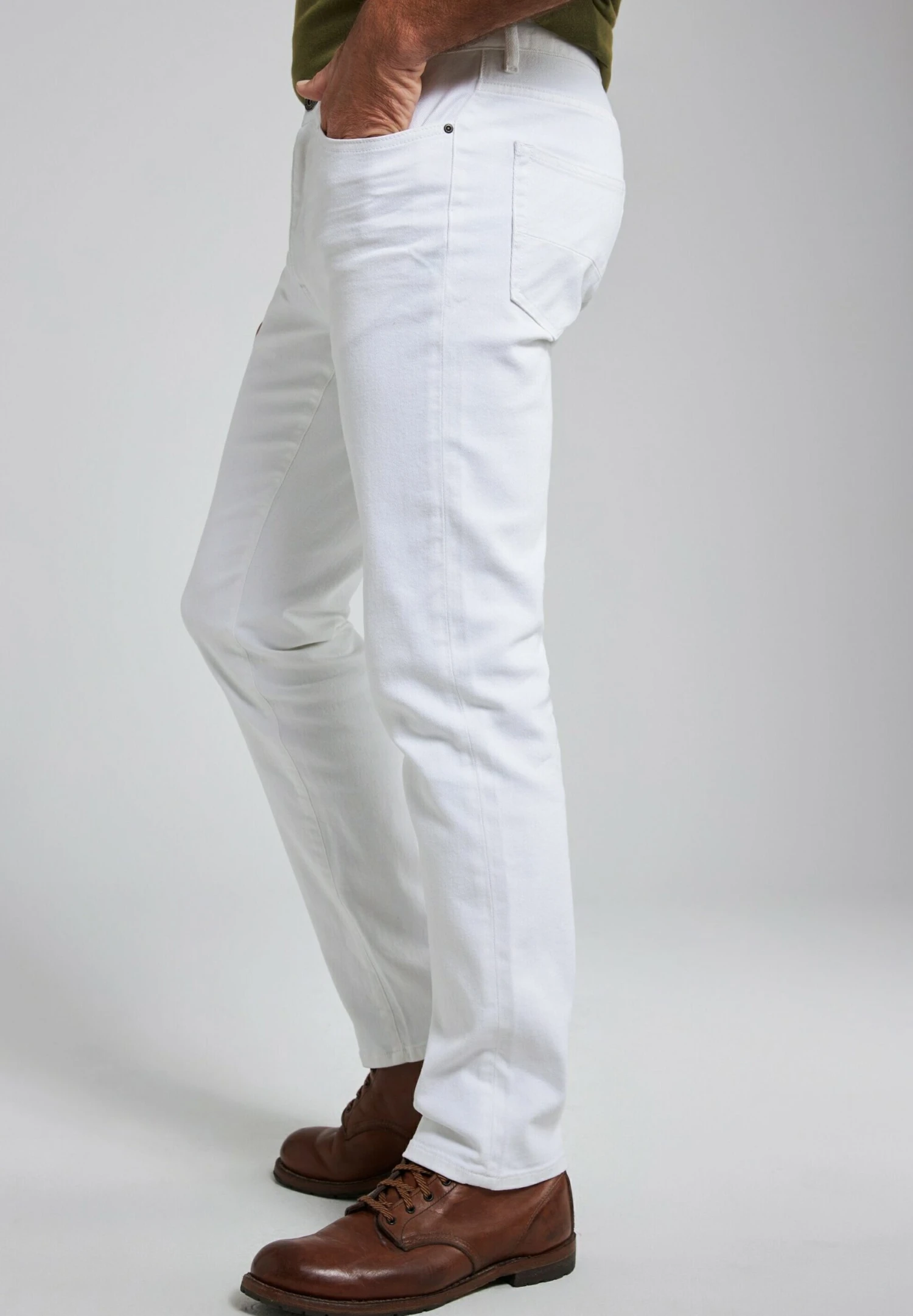 JP1880 Straight Leg Jeans - Schneeweiß 3 JP1880 Straight Leg Jeans - Schneeweiß - Afbeelding 3