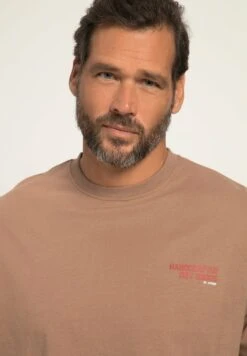 JP1880 Langarm Flexnamic Melange - Longsleeve - Hellbraun -JP1880 Winkel fa3aa271937a4ccb9b32fe843ae9c6ec