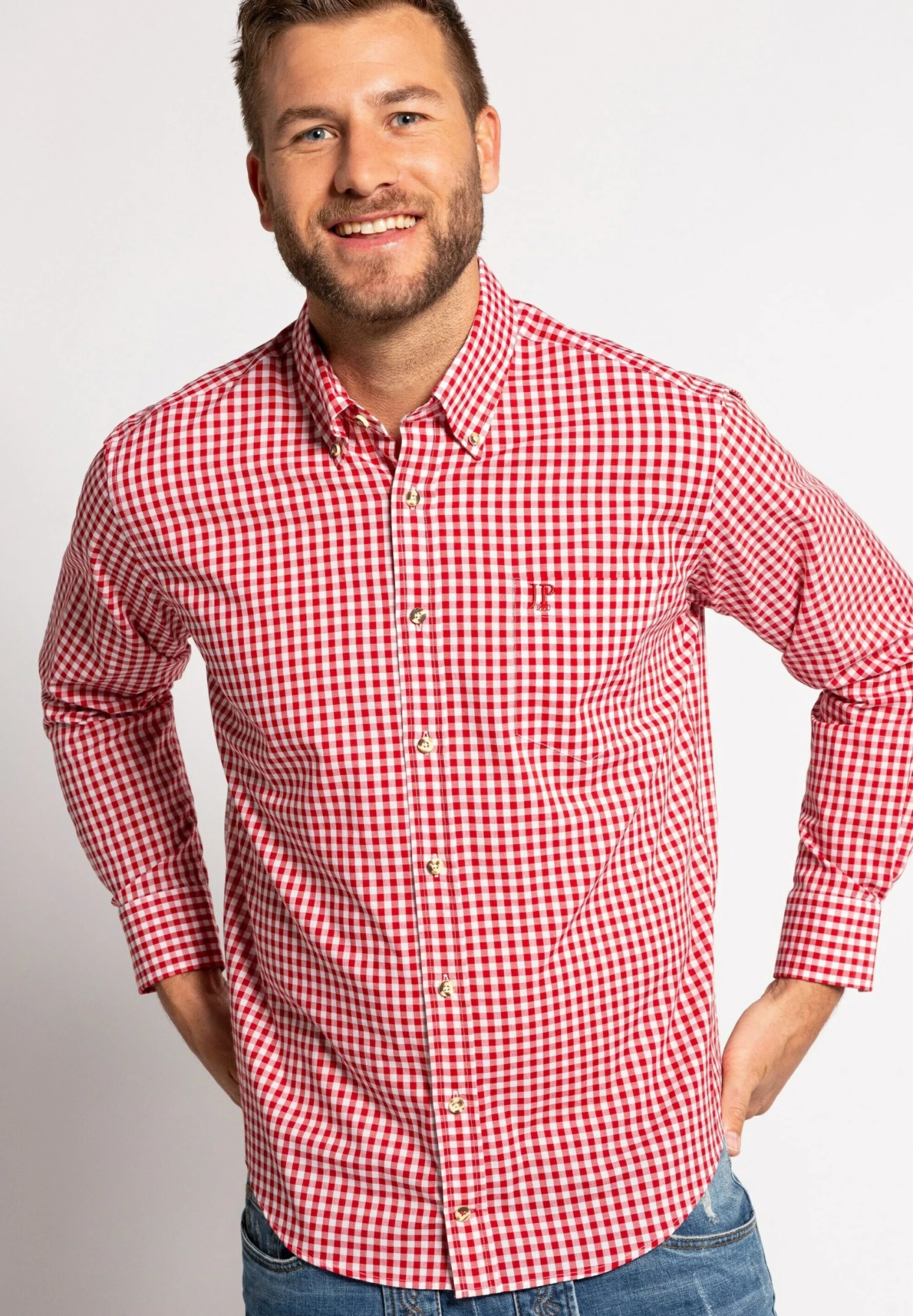 JP1880 Overhemd - Hellrot 2 JP1880 Overhemd - Hellrot - Afbeelding 2