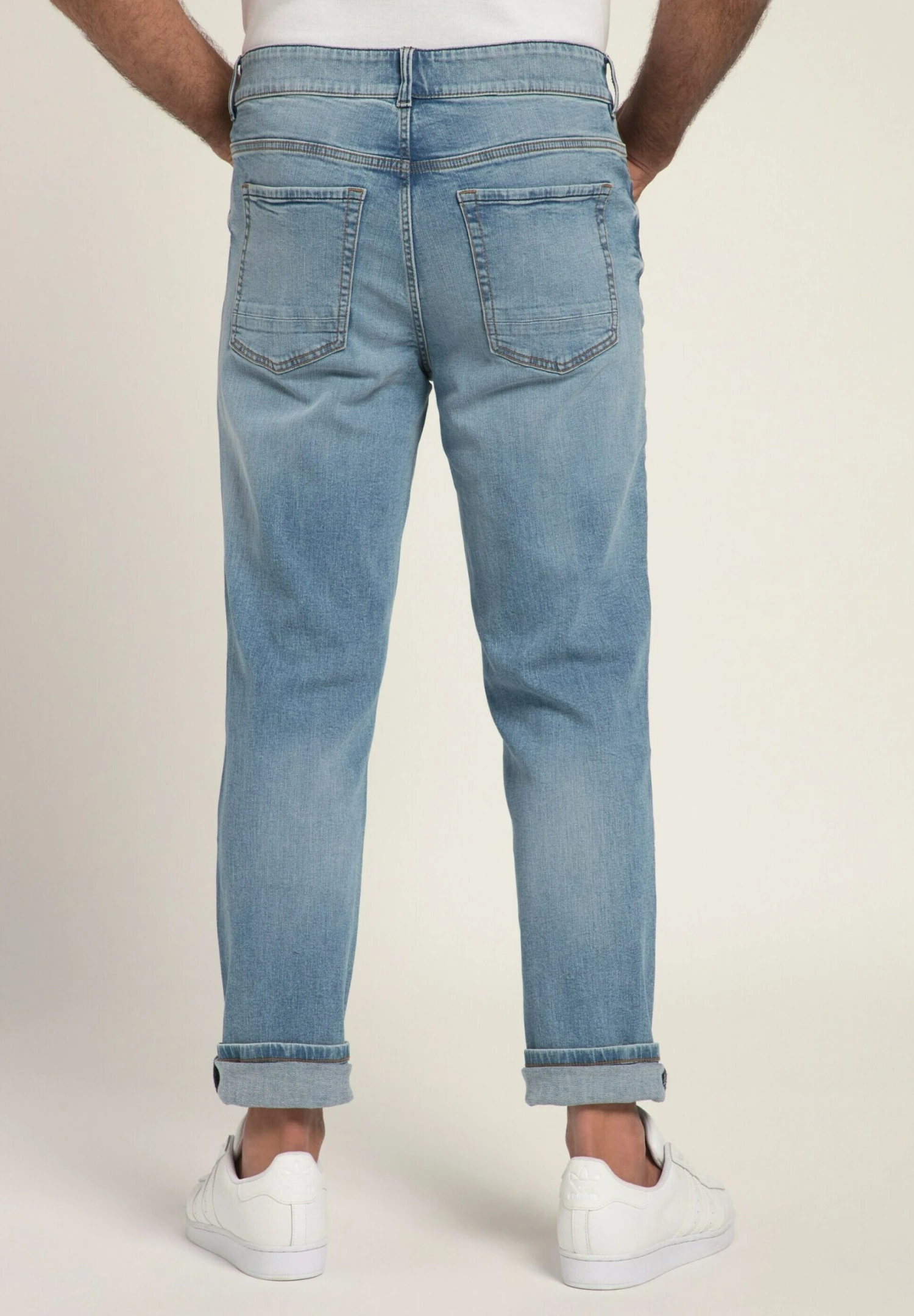 JP1880 Powerstrech 5-Pocket Regular Fit - Straight Leg Jeans - Light Blue 2 JP1880 Powerstrech 5-Pocket Regular Fit - Straight Leg Jeans - Light Blue - Afbeelding 2